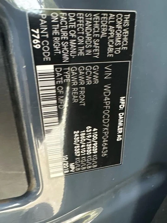 2019 Mercedes-Benz VS30 Sprinter - Image 8 of 10