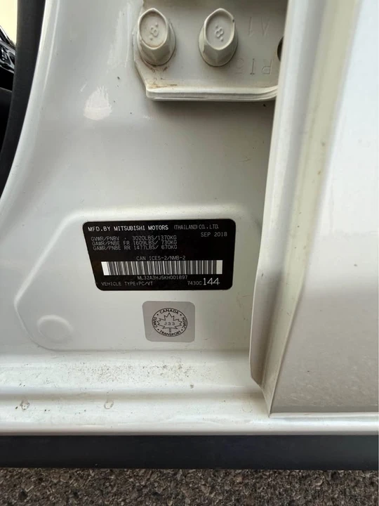 2019 Mitsubishi Mirage 6th Gen - Image 16 of 17