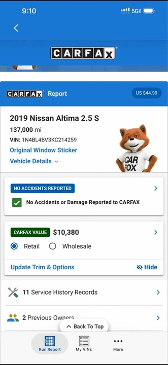 2019 Nissan Altima 6th Gen - Image 14 of 15