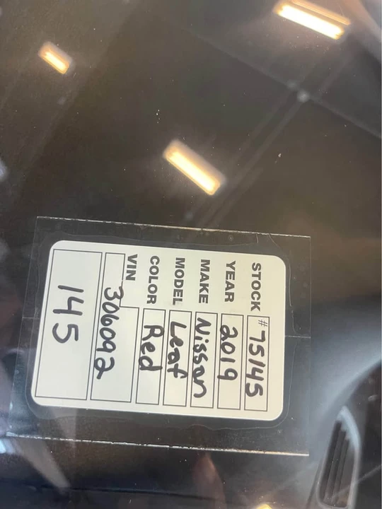 2019 Nissan Leaf - Image 7 of 7