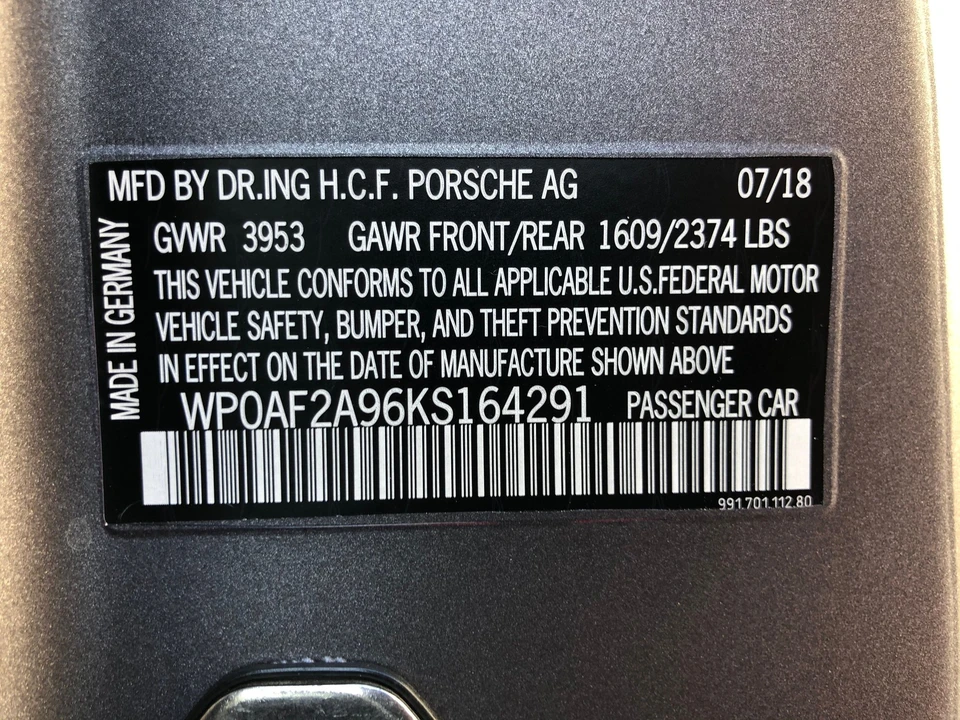 2019 Porsche 991 GT3 RS - Image 29 of 29