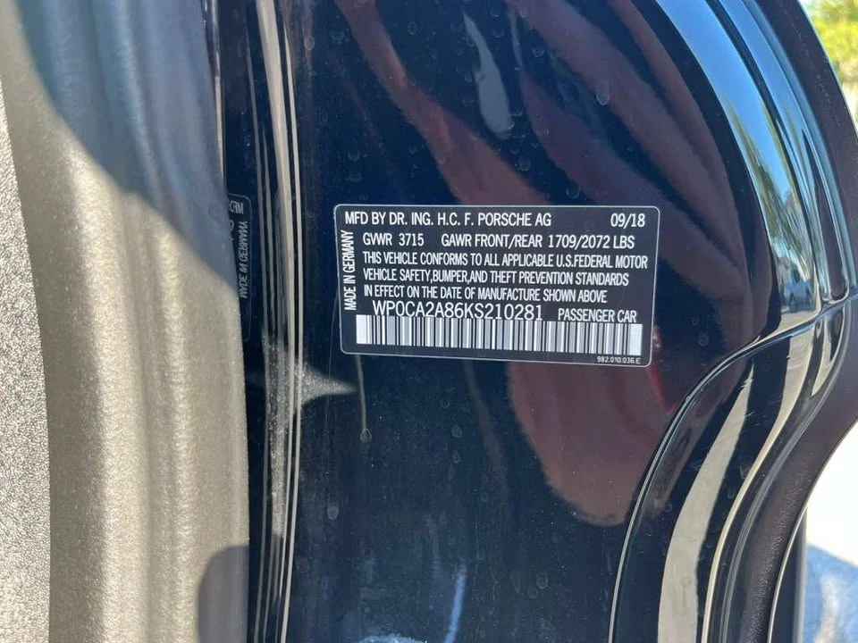 2019 Porsche 718 Boxster - Image 20 of 20