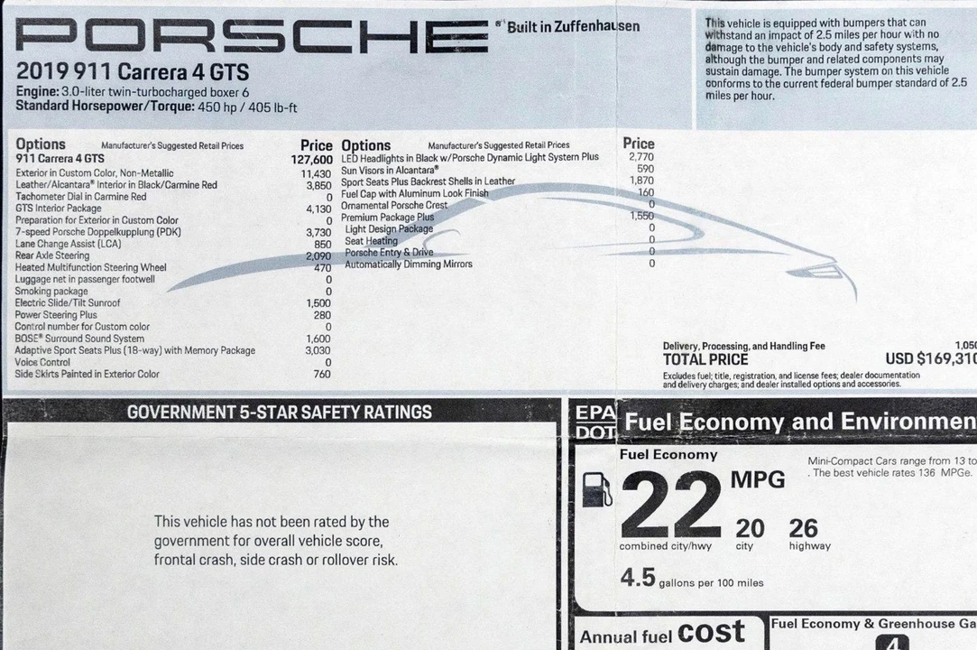 2019 Porsche 911 - Image 2 of 31
