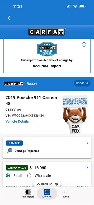2019 Porsche 991 Carrera 4S - Image 18 of 19