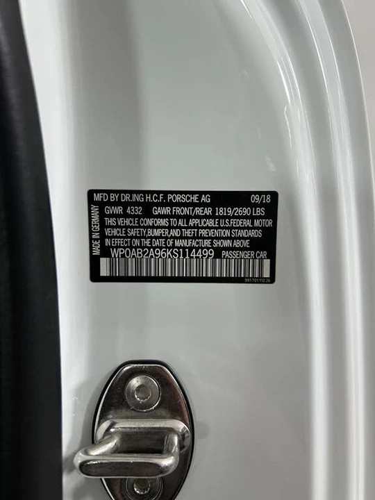 2019 Porsche 991 Carrera 4S - Image 31 of 31