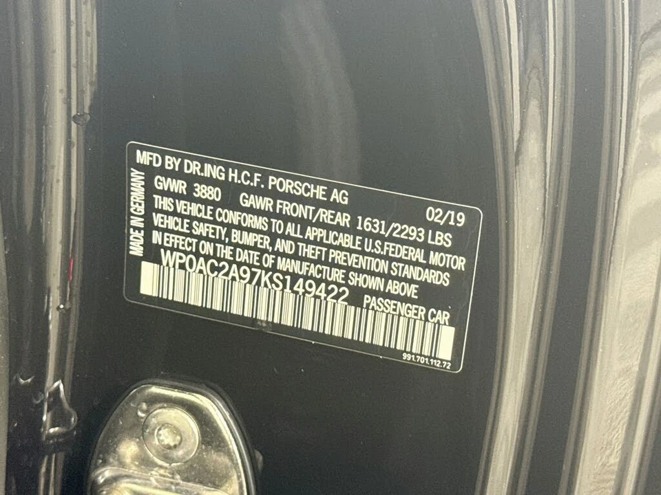 2019 Porsche 991 GT3 - Image 28 of 28