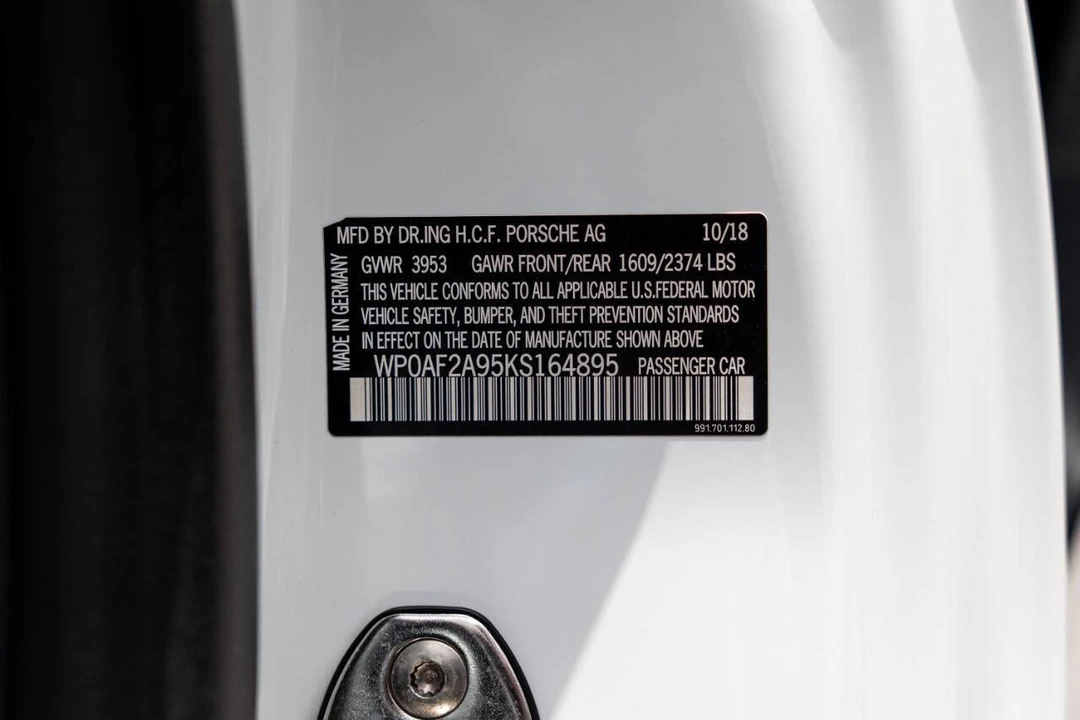 2019 Porsche 991 GT3 RS - Image 28 of 31