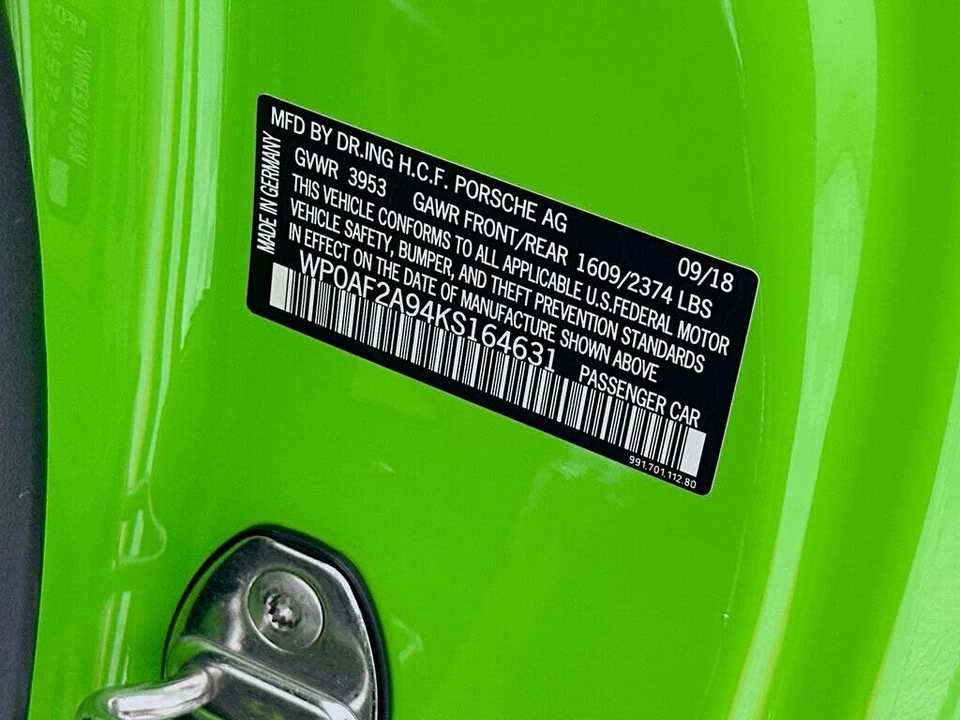 2019 Porsche 991 GT3 RS - Image 31 of 31