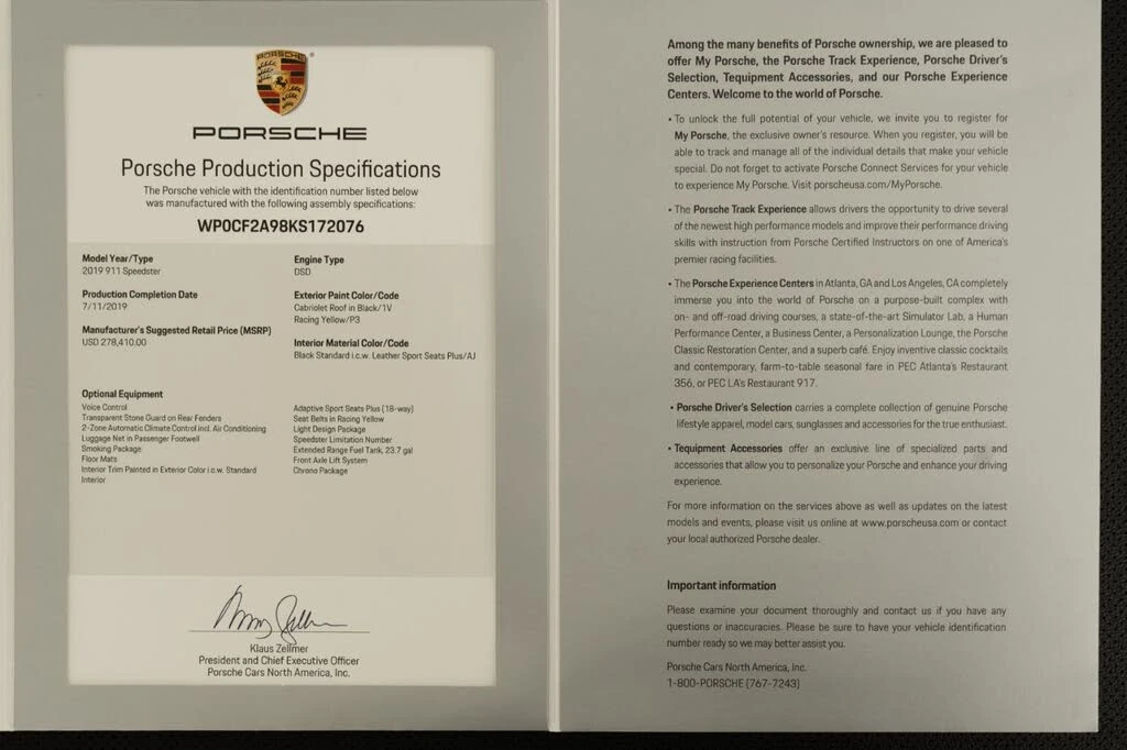 2019 Porsche 991 Speedster - Image 4 of 31