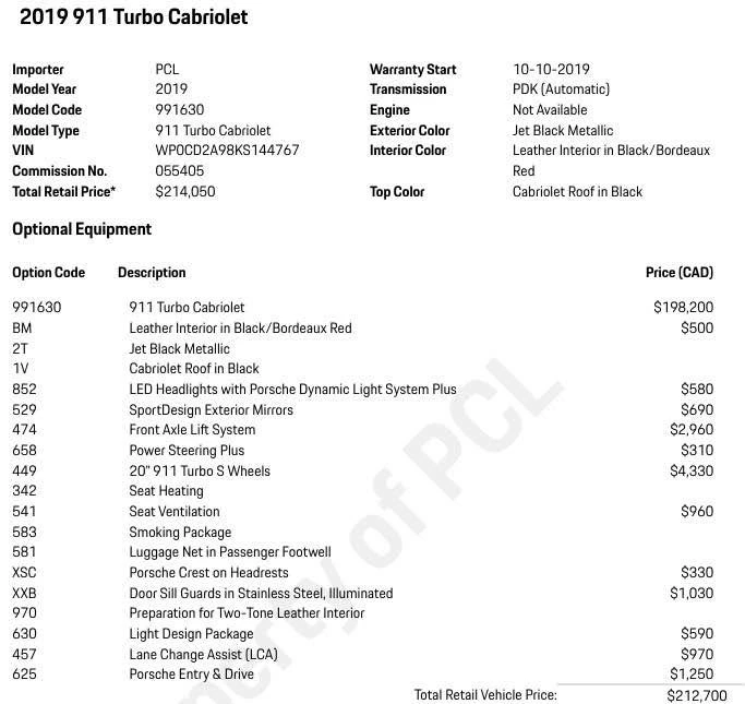 2019 Porsche 991 Turbo - Image 13 of 13
