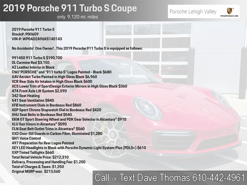 2019 Porsche 991 Turbo - Image 2 of 24