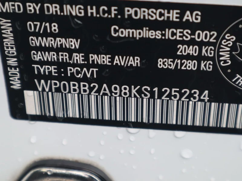 2019 Porsche 991 Targa 4 & 4S - Image 19 of 20