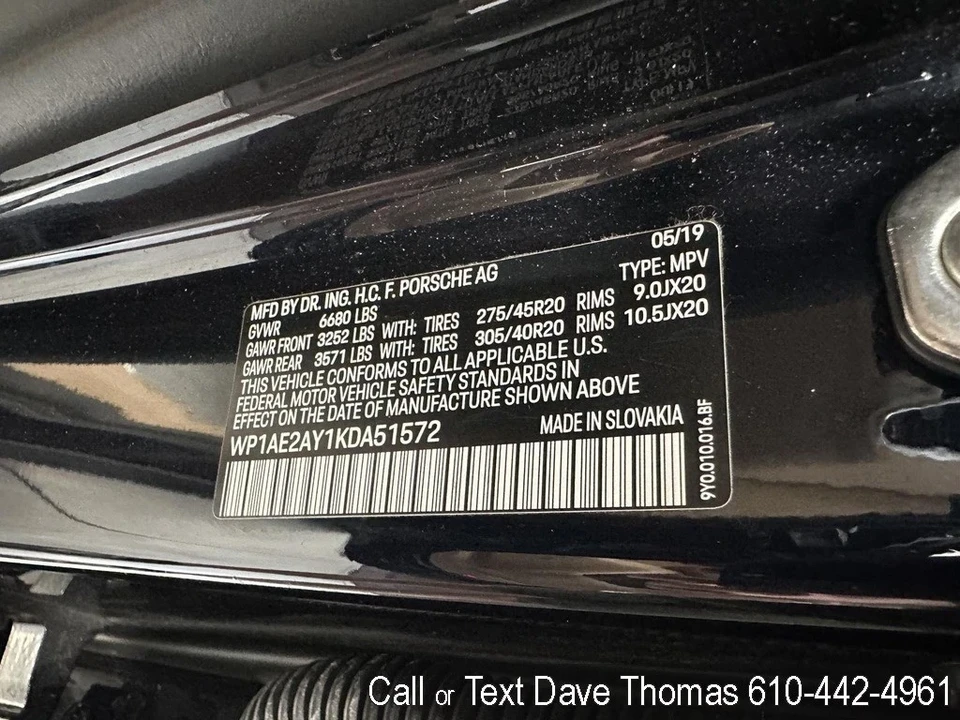 2019 Porsche 9Y0/9Y3 Cayenne - Image 16 of 21