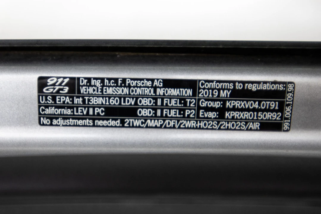 2019 Porsche 991 GT3 - Image 29 of 31