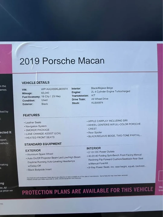 2019 Porsche Macan - Image 6 of 6