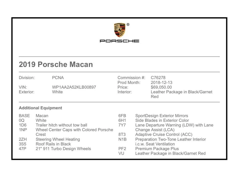 2019 Porsche Macan - Image 13 of 13