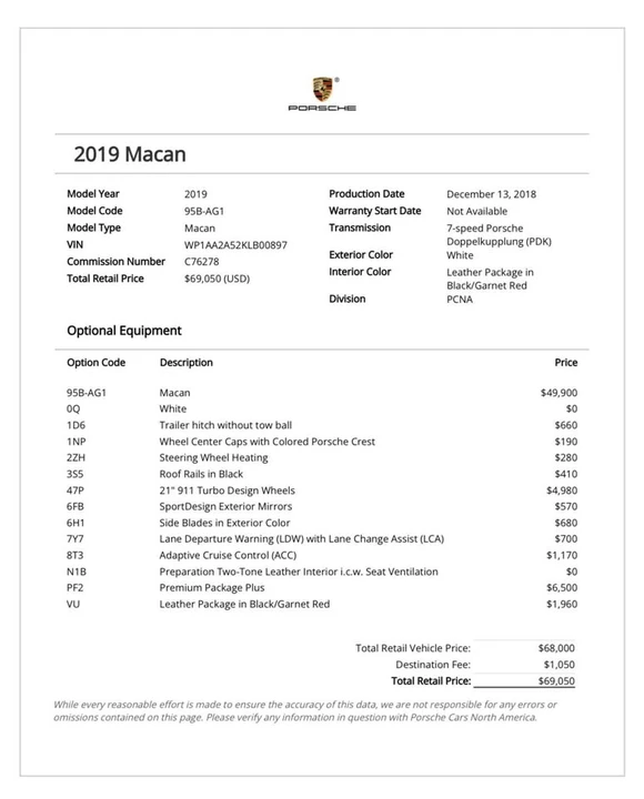 2019 Porsche Macan - Image 12 of 13