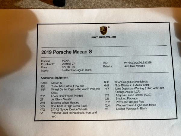 2019 Porsche Macan S - Image 15 of 15