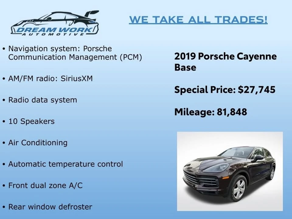 2019 Porsche 9Y0/9Y3 Cayenne - Image 2 of 18