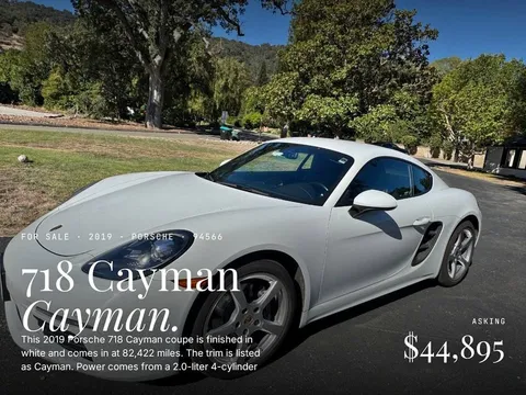 2019 Porsche 718 Cayman