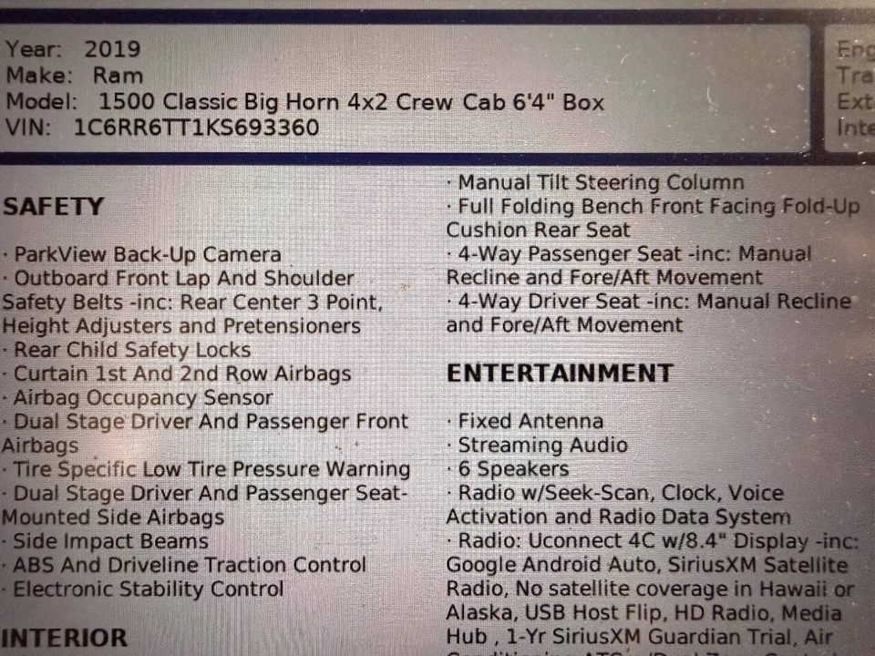 2019 Ram 1500 1st Gen - Image 24 of 25