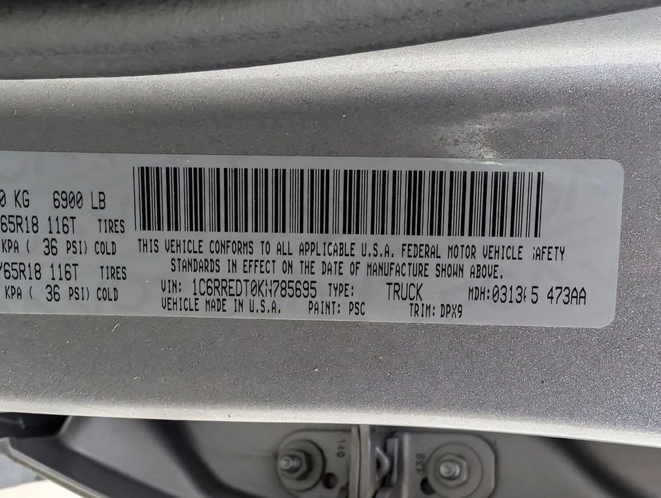 2019 Ram 1500 2nd Gen - Image 10 of 12