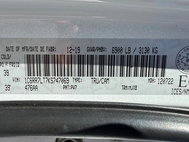 2019 Ram 1500 2nd Gen - Image 30 of 30