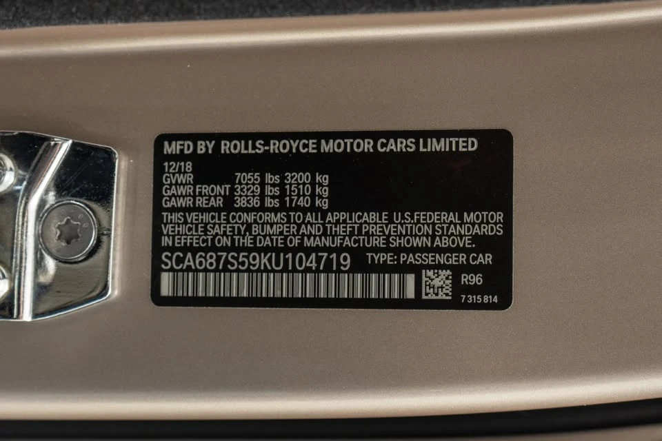 2019 Rolls-Royce Phantom VIII - Image 19 of 19