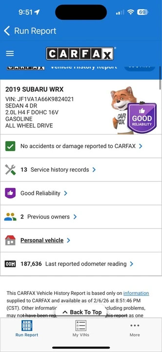 2019 Subaru Impreza WRX 4th Gen - Image 9 of 12