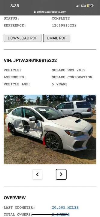 2019 Subaru Impreza WRX STi 4th Gen - Image 7 of 9