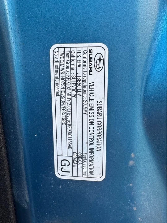 2019 Subaru Impreza 5th Gen - Image 10 of 10
