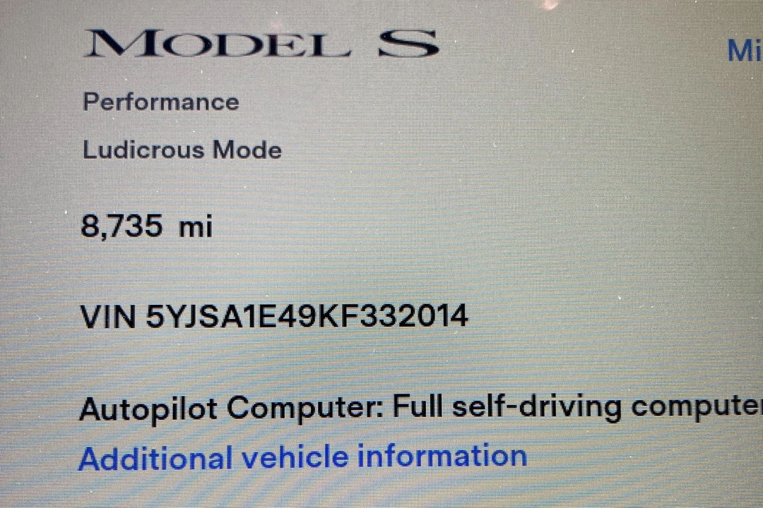 2019 Tesla Model S - Image 30 of 31