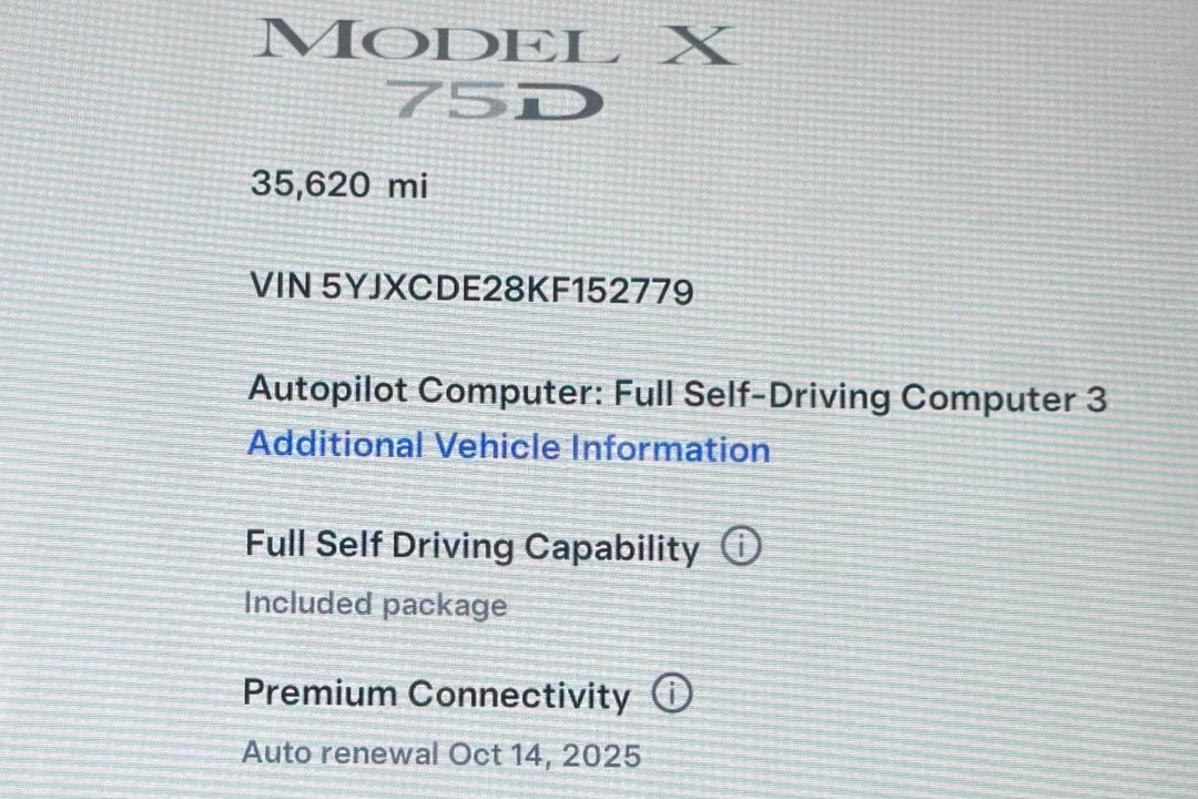 2019 Tesla Model X - Image 29 of 31