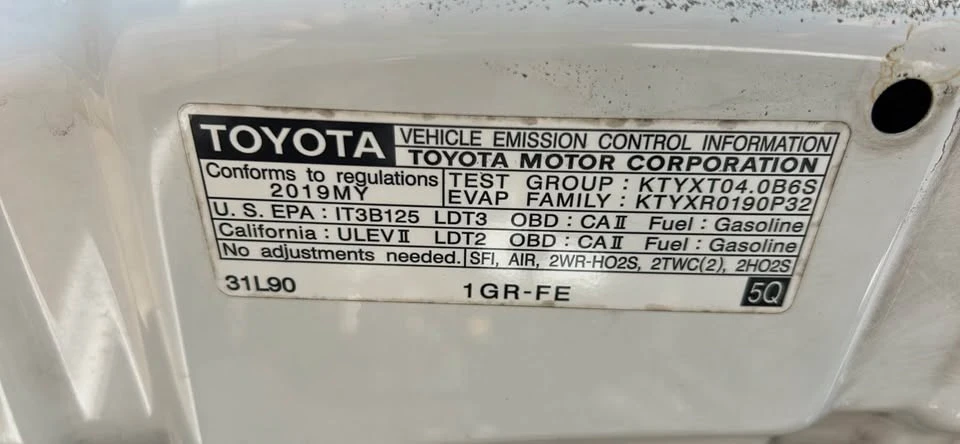 2019 Toyota 4Runner 5th Gen - Image 20 of 20