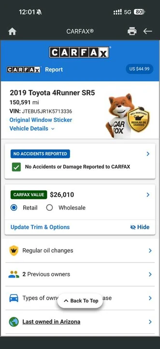 2019 Toyota 4Runner - Image 21 of 21