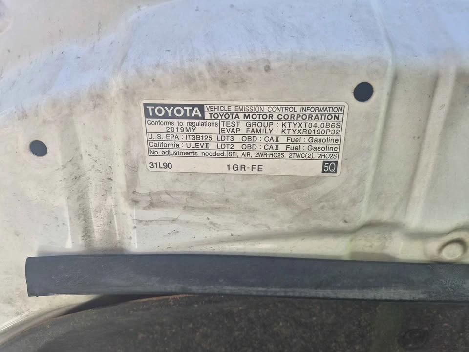 2019 Toyota 4Runner 5th Gen - Image 9 of 9