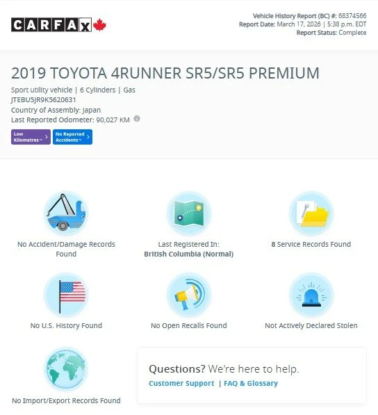 2019 Toyota 4Runner 5th Gen - Image 18 of 18