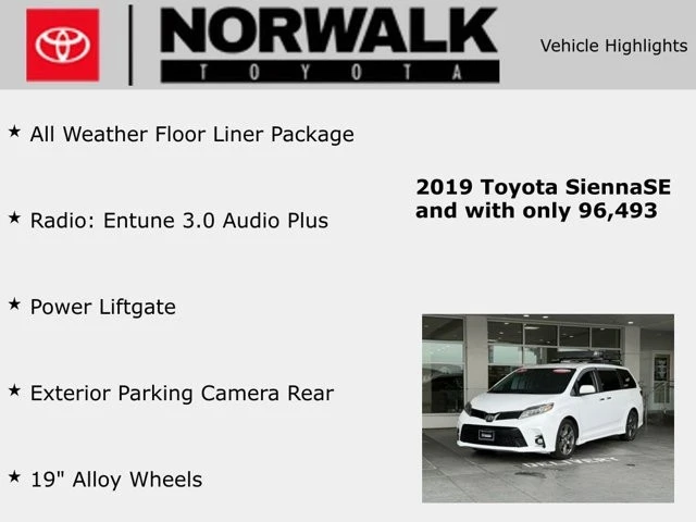 2019 Toyota Sienna 3rd Gen - Image 10 of 12