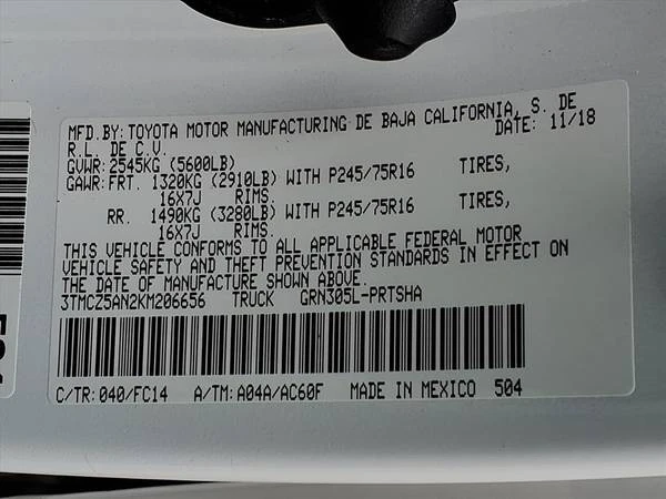 2019 Toyota Tacoma 3rd Gen - Image 6 of 19