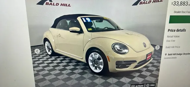 2019 Volkswagen Beetle 2.0T Final Edition SEL Convertible