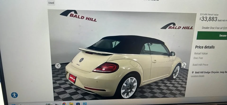 2019 Volkswagen A5 Beetle - Image 7 of 12