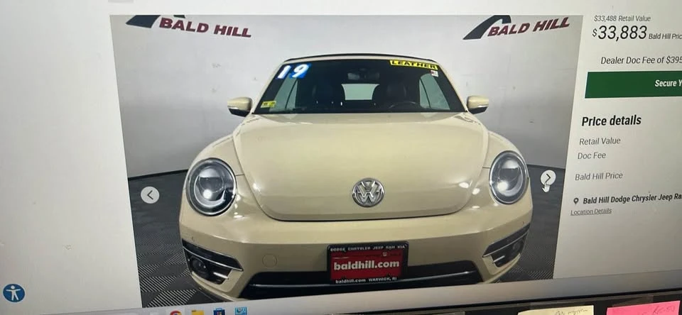 2019 Volkswagen A5 Beetle - Image 3 of 12