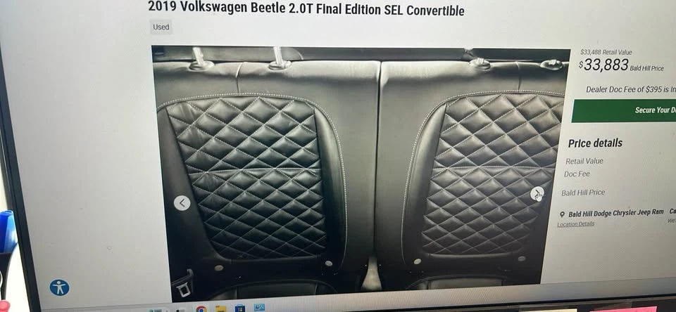 2019 Volkswagen A5 Beetle - Image 9 of 12
