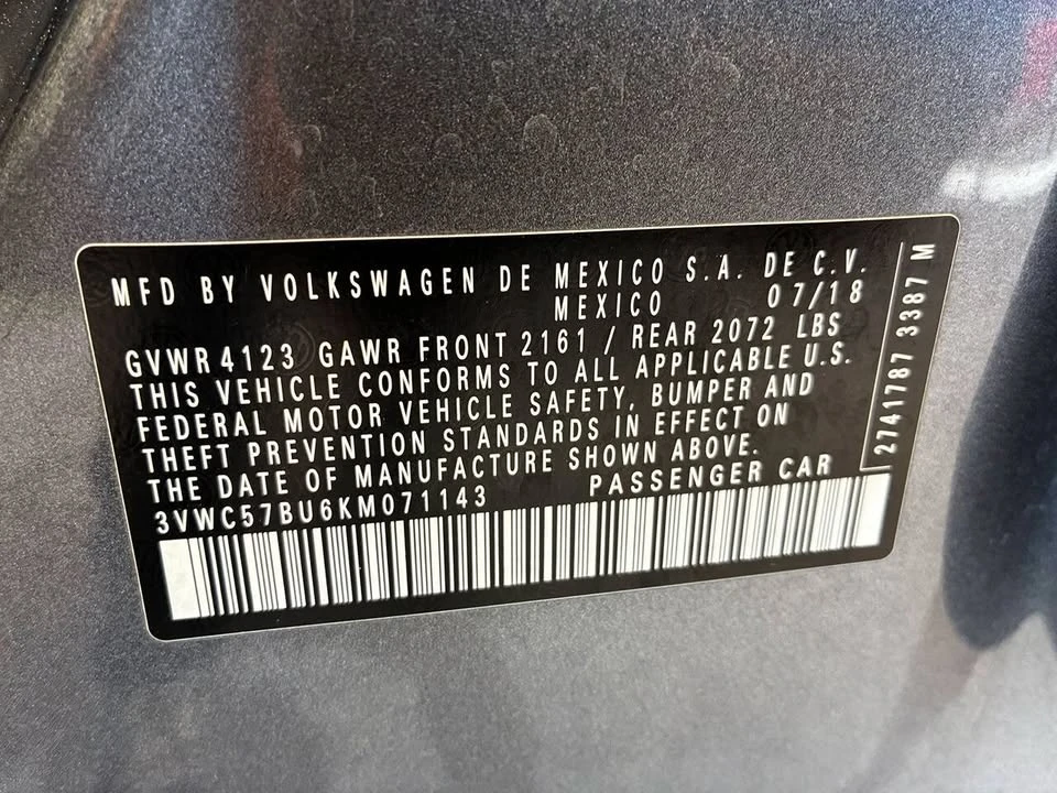 2019 Volkswagen A6 Jetta - Image 13 of 13
