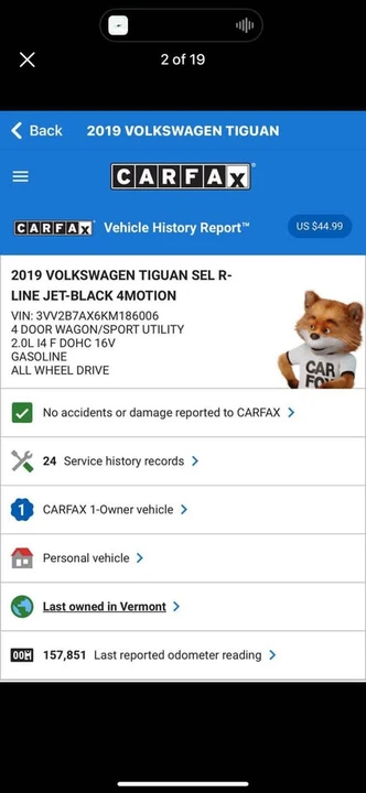 2019 Volkswagen Tiguan - Image 2 of 18