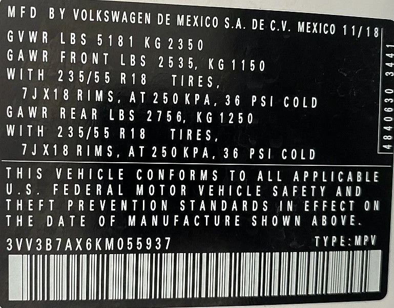 2019 Volkswagen Tiguan - Image 11 of 20
