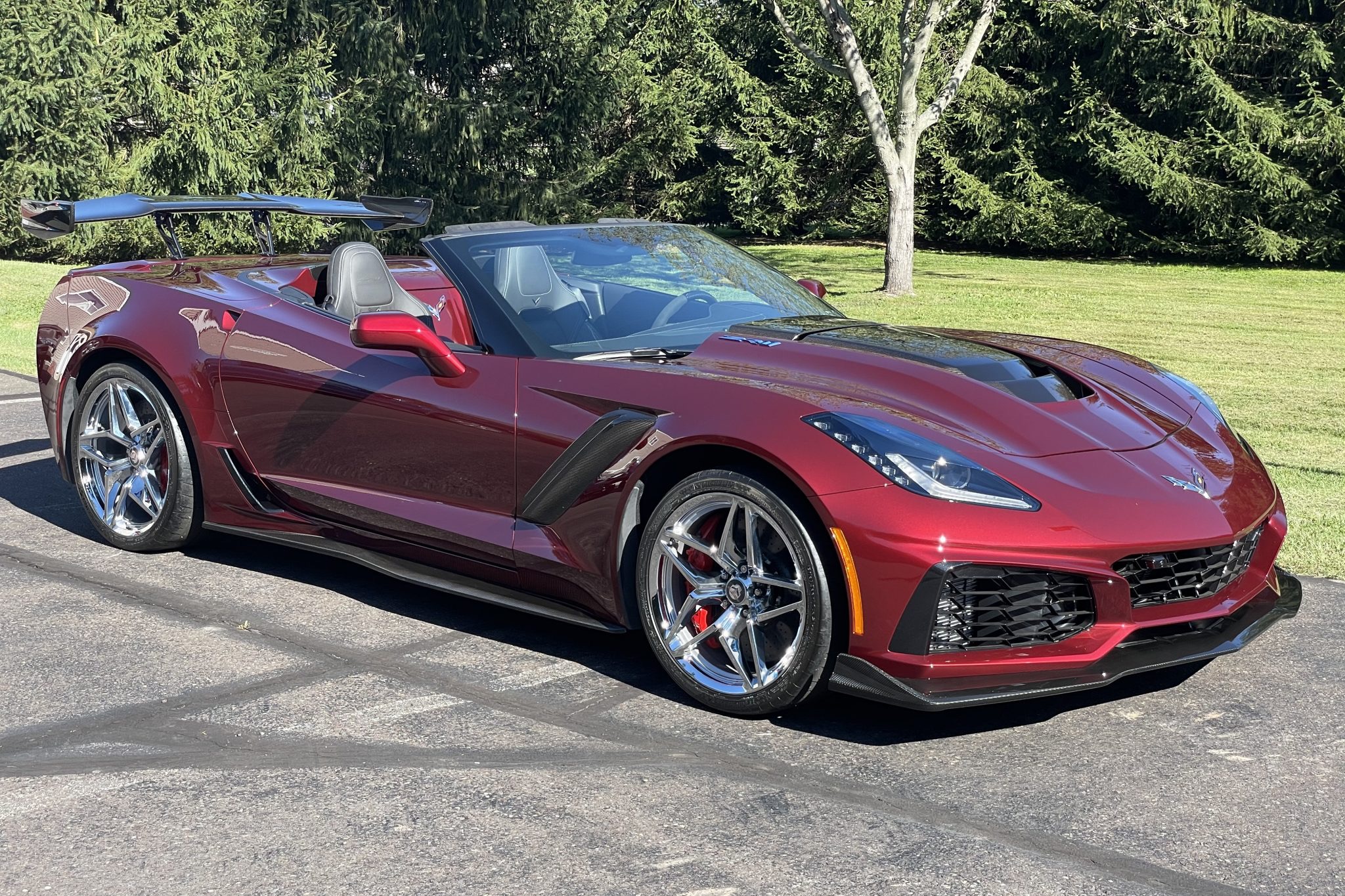 46-Mile 2019 Chevrolet Corvette ZR1 Convertible 3ZR ZTK