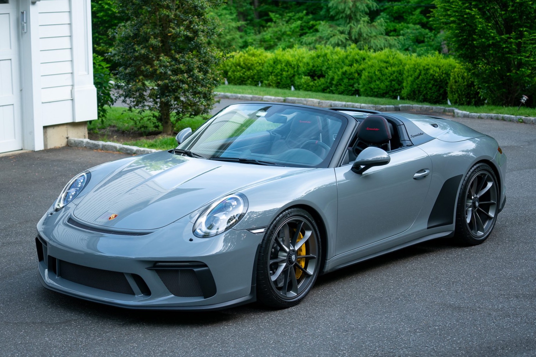 Nardo Grey 2019 Porsche 911 Speedster