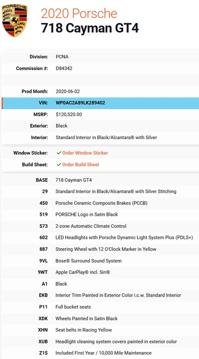 2020 Porsche 718 Cayman - Image 26 of 26