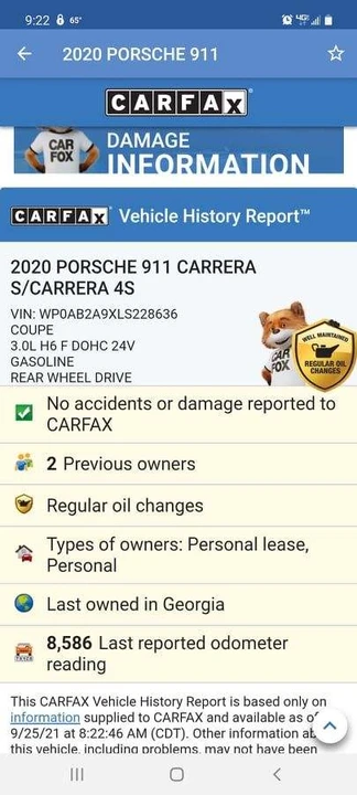 2020 Porsche 992 Carrera S - Image 6 of 20